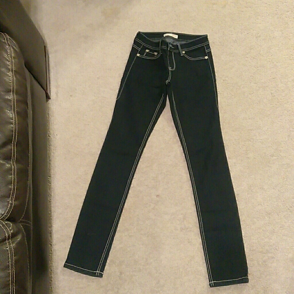 Dark blue jeggings